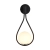 Kinkiet ścienny DROP 45 cm - czarny ST-F079 black - Step Into Design