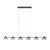 Lampa wisząca BLAKE 120 cm LED czarna ST-MD1026 - Step Into Design