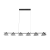 Lampa wisząca BLAKE 120 cm LED czarna ST-MD1026 - Step Into Design