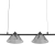 Lampa wisząca BLAKE 120 cm LED czarna ST-MD1026 - Step Into Design
