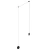 Lampa ścienna LINEA-1 WALL czarna XT004P - Step Into Design