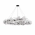 Lampa wisząca BOTANIKA czarno biała 150 cm XY080P-150 black - Step Into Design