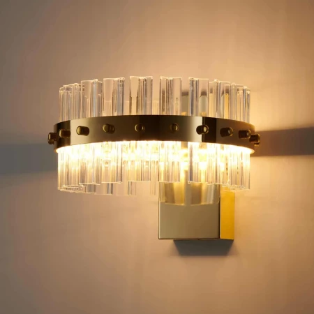 Lampa ścienna AURA złota 18 cm - DW925 - Step Into Design