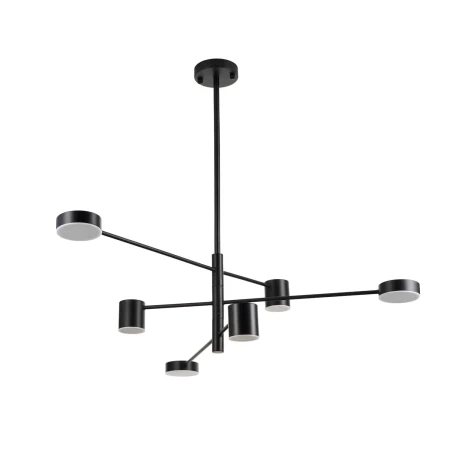 Lampa wisząca CLEX - 6P LED czarna 100 cm - ST-8102P-6 - Step Into Design