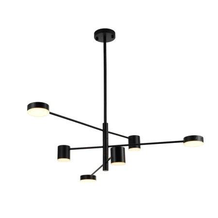 Lampa wisząca CLEX - 6P LED czarna 100 cm - ST-8102P-6 - Step Into Design