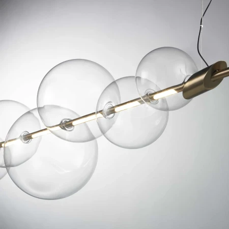 Lampa wisząca AMORE LED złota 153 cm -  ST-8869P-L - Step Into Design