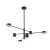 Lampa wisząca CLEX - 6P LED czarna 100 cm - ST-8102P-6 - Step Into Design