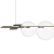 Lampa wisząca AMORE LED złota 153 cm -  ST-8869P-L - Step Into Design