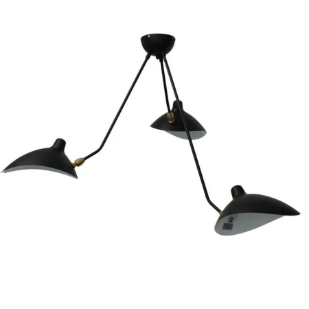 Lampa nad stół loft wisząca CRANE-3P czarna P8703 - Step Into Design