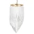 Lampa designerska wisząca WAVE złota 40 cm DP0339-400 gold - Step Into Design