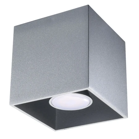 Plafon QUAD 1 szary SL.0024 - Sollux