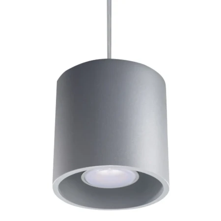 Lampa wisząca ORBIS 1 szary SL.0052 - Sollux