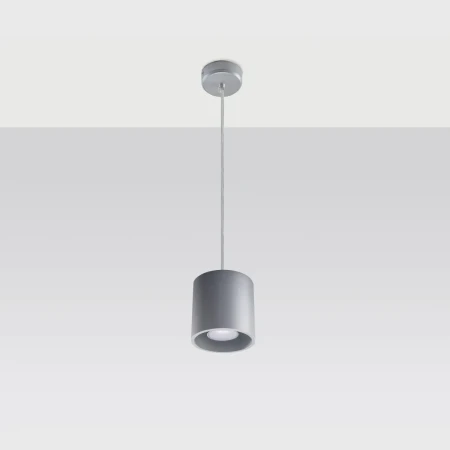 Lampa wisząca ORBIS 1 szary SL.0052 - Sollux