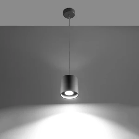 Lampa wisząca ORBIS 1 szary SL.0052 - Sollux