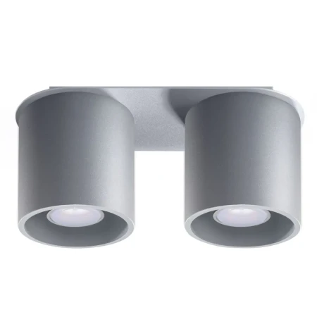 Plafon ORBIS 2 szary SL.0055 - Sollux