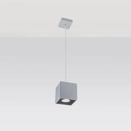 Lampa wisząca QUAD 1 szary SL.0061 - Sollux