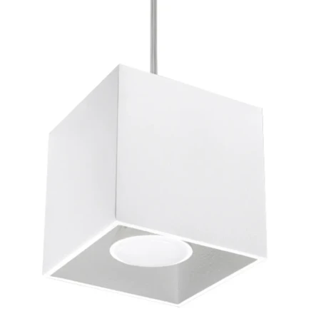 Lampa wisząca QUAD 1 biały SL.0062 - Sollux