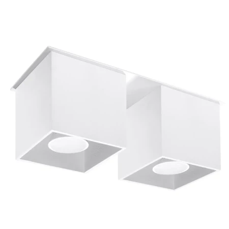Plafon QUAD 2 biały SL.0065 - Sollux
