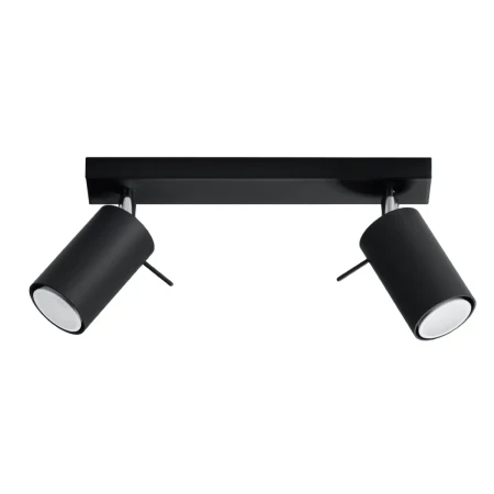 Plafon RING 2 czarny SL.0092 - Sollux