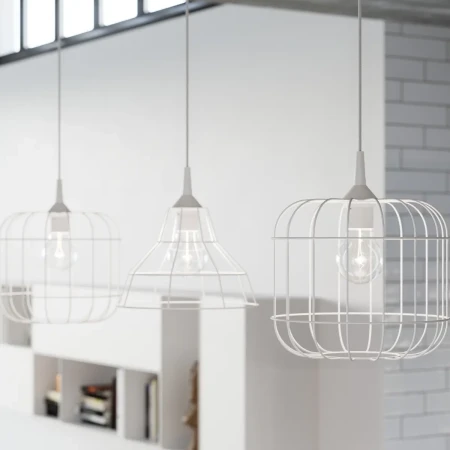 Lampa wisząca ANATA biała SL.0145 - Sollux