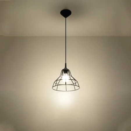 Lampa wisząca ANATA czarna SL.0146 - Sollux