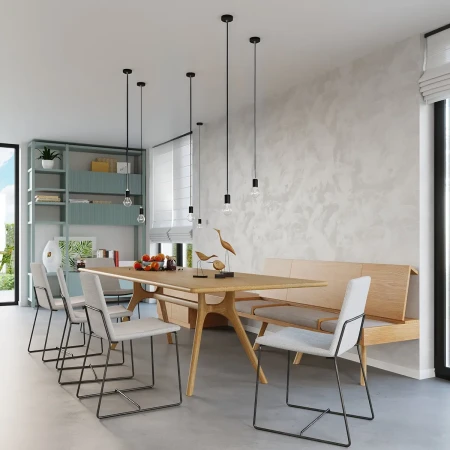 Lampa wisząca EDISON czarna SL.0152 - Sollux