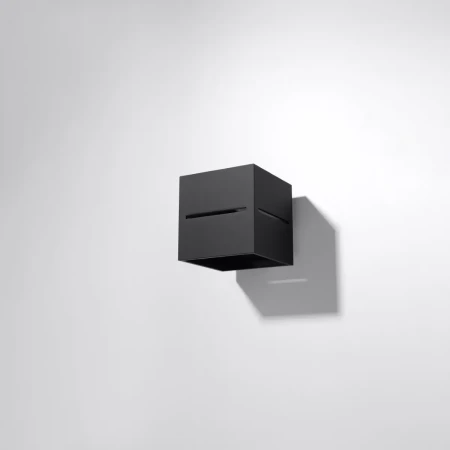Kinkiet LOBO czarny SL.0204 - Sollux
