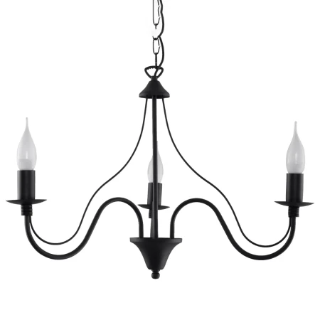 Żyrandol MINERWA 3 czarny SL.0217 - Sollux