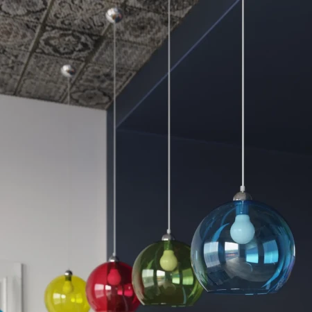 Lampa wisząca BALL grafit SL.0250 - Sollux