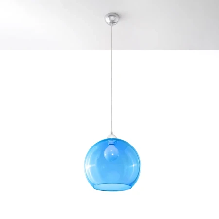 Lampa wisząca BALL błękitna SL.0251 - Sollux