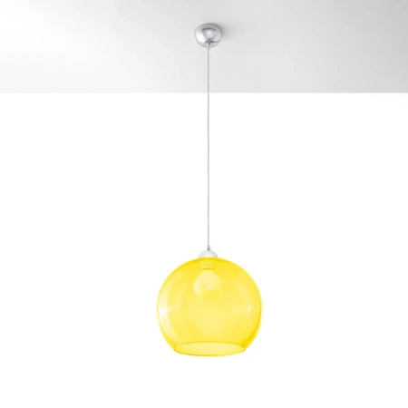 Lampa wisząca BALL żółta SL.0252 - Sollux