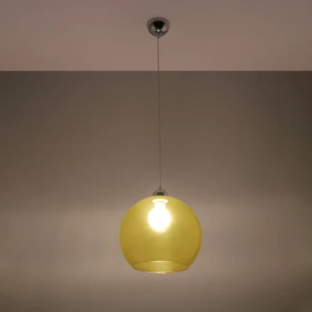 Lampa wisząca BALL żółta SL.0252 - Sollux