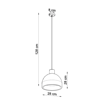 Lampa wisząca DAMASO SL.0281 - Sollux