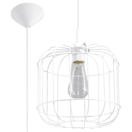 Lampa wisząca CELTA biała SL.0295 - Sollux