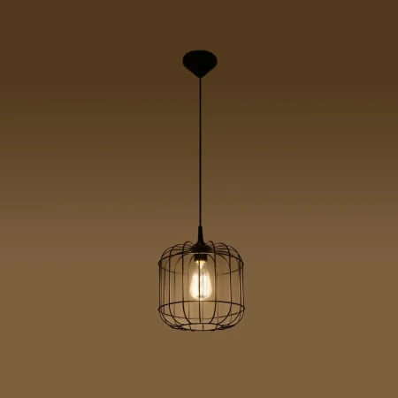 Lampa wisząca CELTA czarna SL.0296 - Sollux