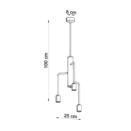 Żyrandol DUOMO 3M SL.0302 - Sollux