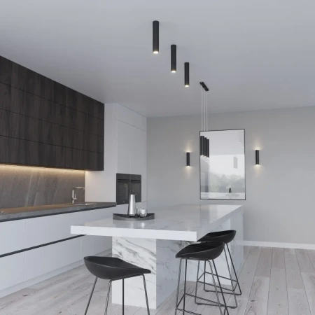 Lampa wisząca LAGOS 2 czarny SL.0328 - Sollux