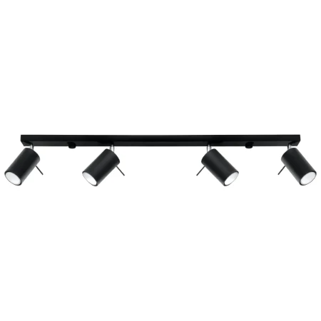 Plafon RING 4L czarny SL.0332 - Sollux