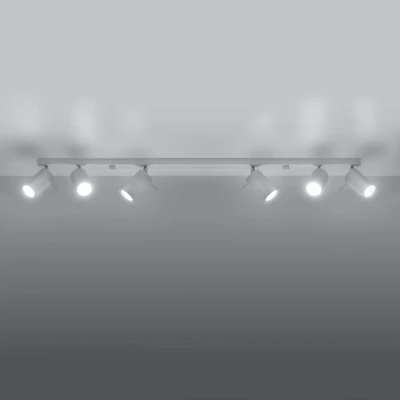 Plafon RING 6L biały SL.0333 - Sollux