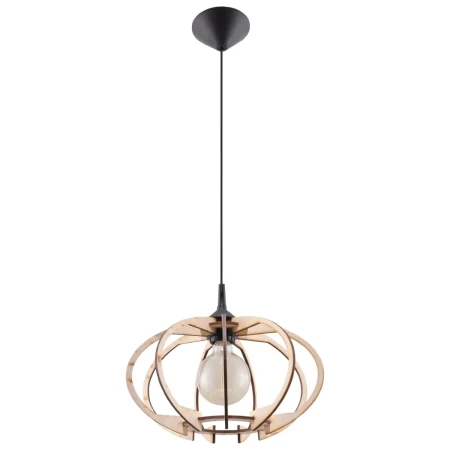 Lampa wisząca MANDELINO naturalne drewno SL.0392 - Sollux