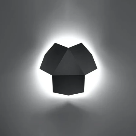 Kinkiet TRE czarny SL.0425 - Sollux
