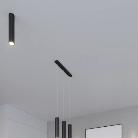Plafon LAGOS 30 czarny SL.0436 - Sollux