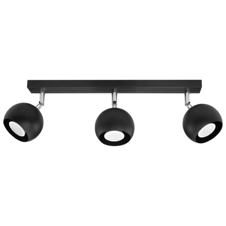 Plafon OCULARE 3 czarny SL.0445 - Sollux