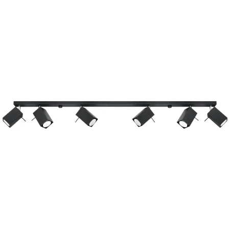 Plafon MERIDA 6L czarny SL.0460 - Sollux
