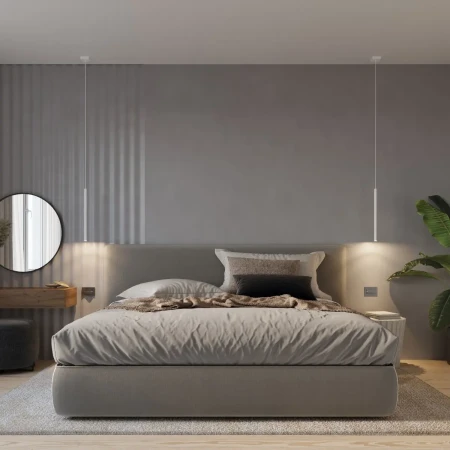 Lampa wisząca PASTELO 1 biała SL.0465 - Sollux