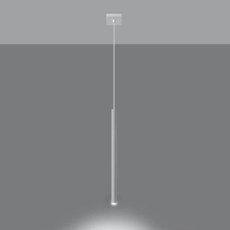Lampa wisząca PASTELO 1 biała SL.0465 - Sollux