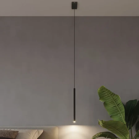 Lampa wisząca PASTELO 5 czarna SL.0472 - Sollux