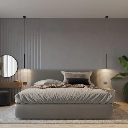 Lampa wisząca PASTELO 5 czarna SL.0472 - Sollux