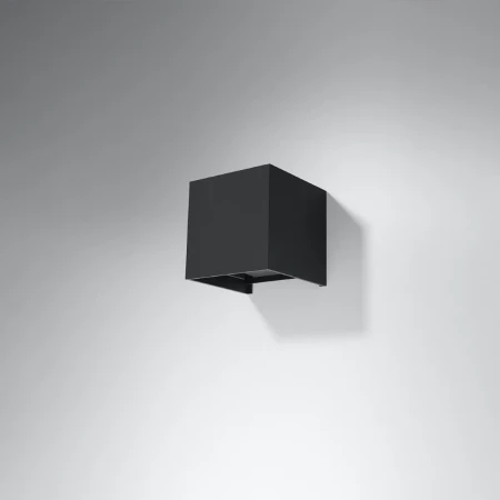 Kinkiet LUCA czarny LED IP54 SL.0545 - Sollux