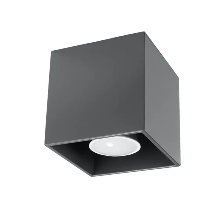 Plafon QUAD 1 antracyt SL.0567 - Sollux